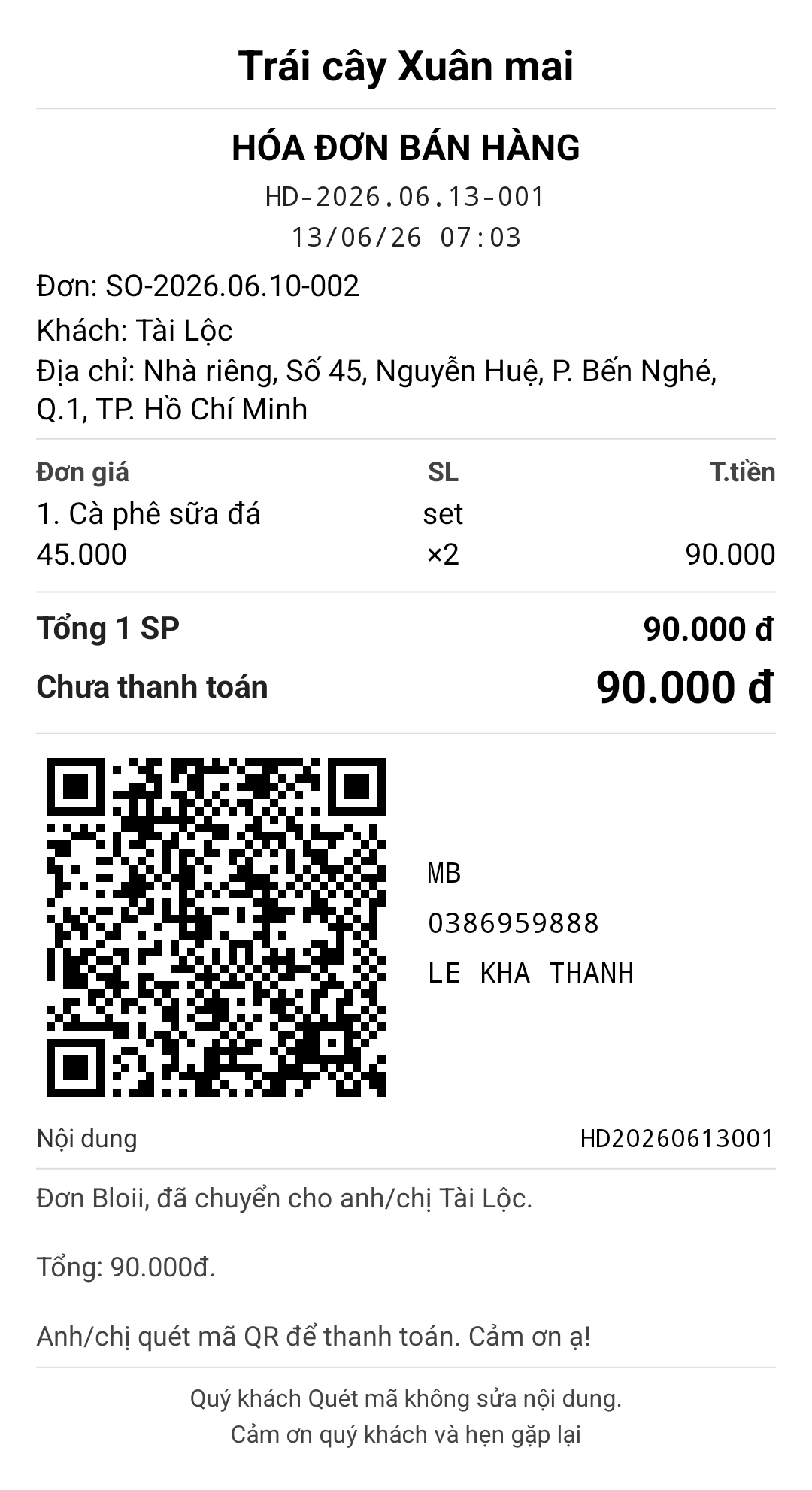 Bill QR