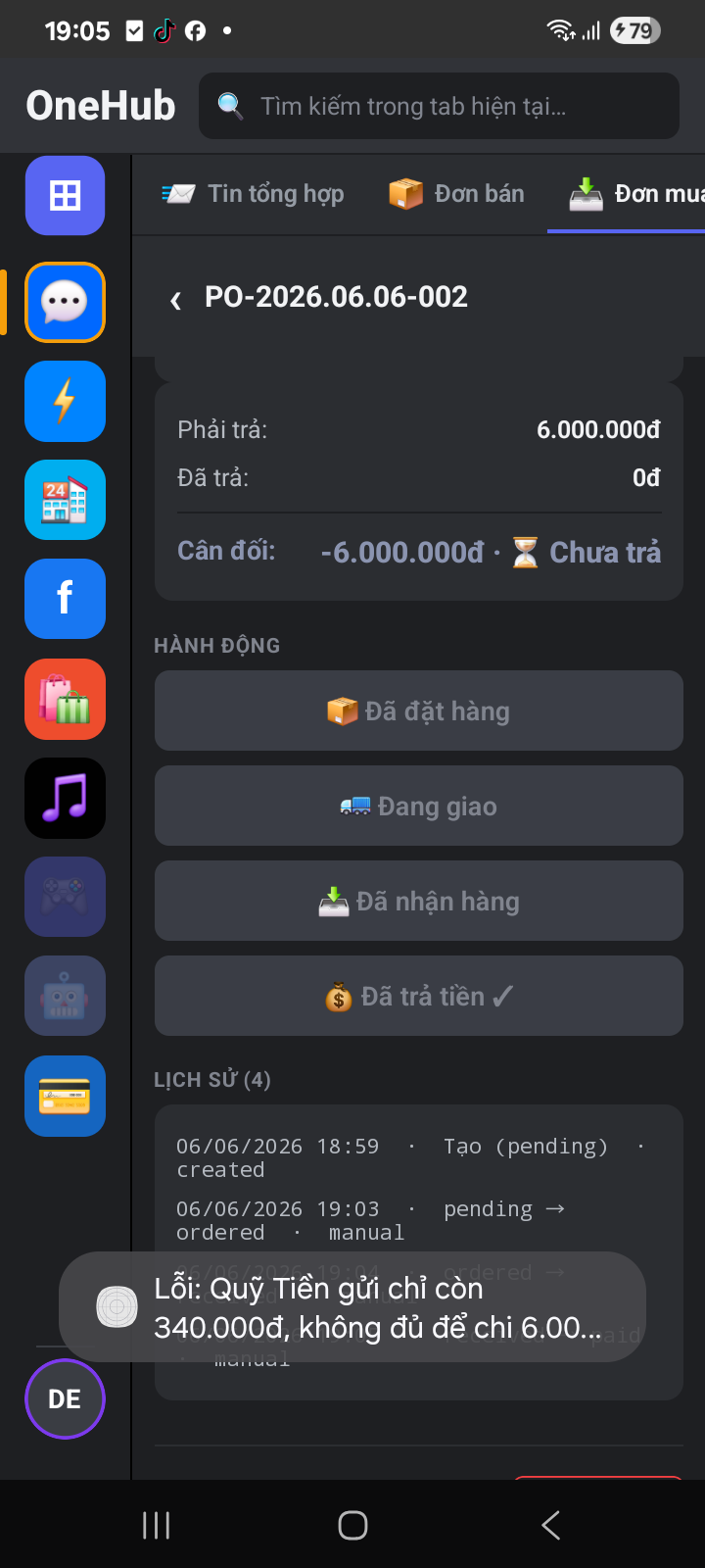 VieBoost chặn chi khi quỹ không đủ